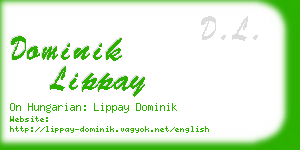 dominik lippay business card
